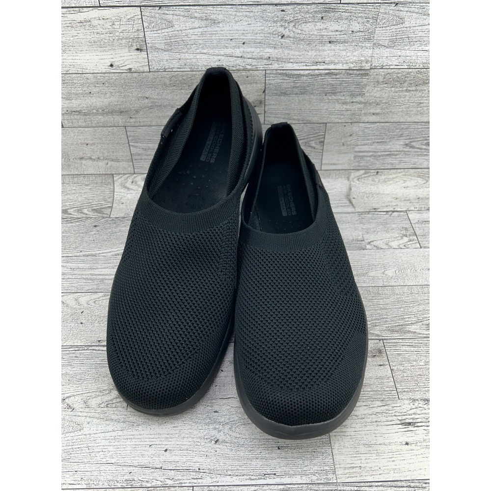 Skechers On-The-Go Flex Comfort Black Slip On Walking Shoes 136500 Women Size 11